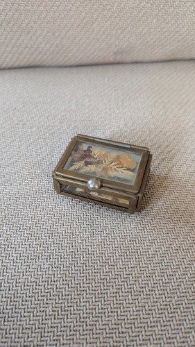 Petite boîte verre miroir