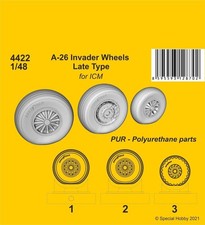 A-26 Invader Wheels Late Type