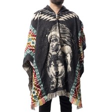 Premium Alpaga Laine Poncho