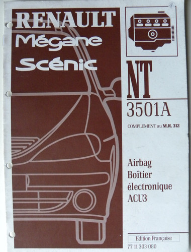 Manuel atelier renault - d'atelier,