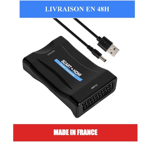 Adaptateur péritel vers hdmi - adaptateur,