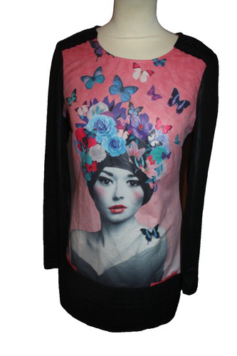 Robe imprimmee femme - robe,
