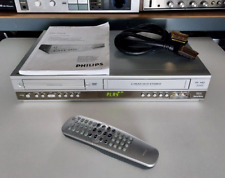PHILIPS DVP 3100V Combiné Lecteur DVD VHS Télécommande Notice Câble Fonctionnel