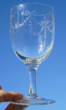 Meisenthal - Verre à eau en verre gravé. Début Xxe s. catalogue 1930