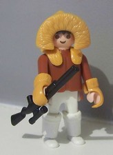 PLAYMOBIL (N1201) POLAIRE ARCTIQUE - Chasseur Esquimau 3465 3910 Complet