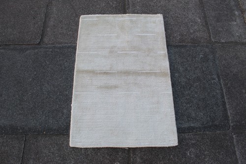 Tapis vintage beige laine - vintage,