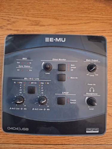 0404 usb audio interface - e-mu,