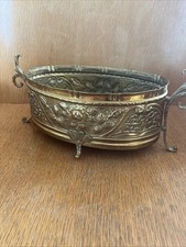 Ancien Cache Pot Jardinière Laiton cuivre Art Déco