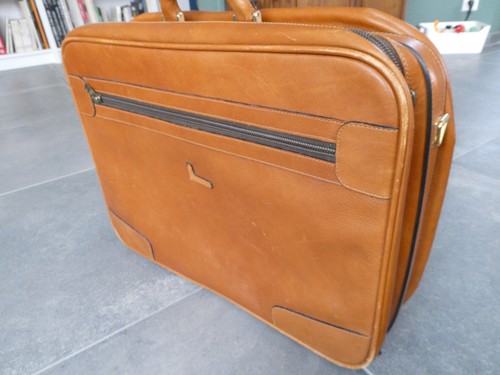 Valise ancienne lancel cuir - ancienne,