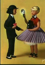 Collection carte postale vintage amoureux de Peynet 