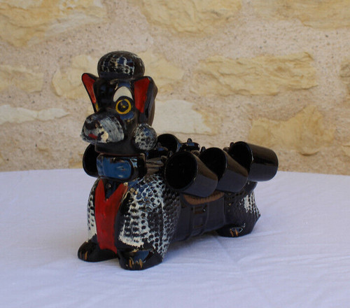 Chien caniche porte liqueur - porte-liqueur, ·