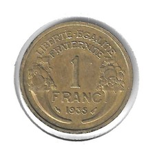 FRANCE - , 1 Franc  1935 -  Morlon -  SUP -  rare, .