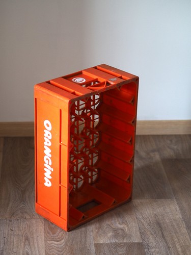 Caisse orangina vintage - caisse,