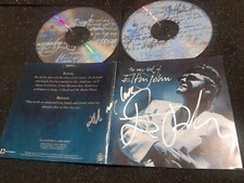 ELTON JOHN autograph 2cds the