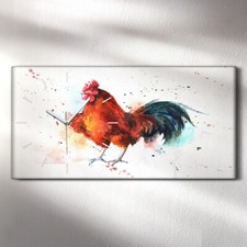 Horloge murale sur toile 60x30