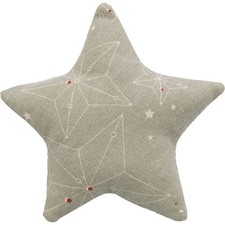 Coussin étoile noël à la