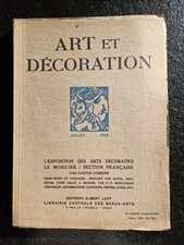 Revue Art et décoration juillet 1925 exposition déco Raoul Dufy Montagnac