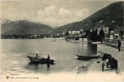 Cpa locarno künzli tobler - ak,