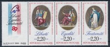 Timbre France  T2576** Tryptique Révolution