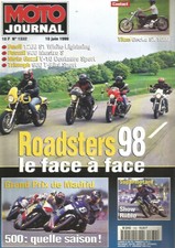 MOTO JOURNAL N°1332 BUELL 1200 S1 WHITE LIGHTNING / DUC 900 MOSTRO S / T-BIRD