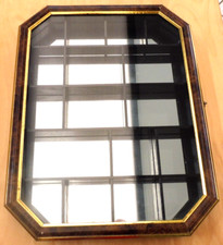 VITRINE MURALE IMITATION LOUPE GLACE AU FOND 41,5 cm x 31 cm x 4 cm