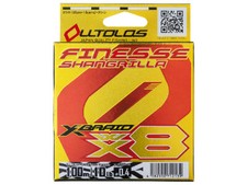 YGK X-Braid Olltolos PE WX8 Finesse Shangrilla 100m Tresses 