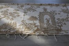 Pour de jolies créations, toile de jouy ancienne avec scènes de campagne -