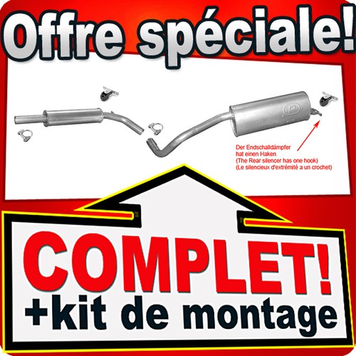échappement pour seat ibiza - Échappement,