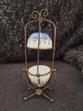 Baguier oeuf porcelaine baccarat