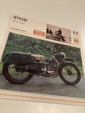 Sévitame 400 cm3 armée 1939 carte moto de collection Atlas France