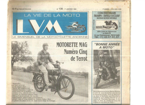 Vie moto n 130 - la, la