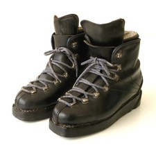 Chaussures de ski ancienne cuir double laçage - LE NORVEGIEN T35 - Haut de gamme