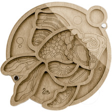 Organisateur de perles en bois