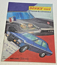 Catalogue DINKY TOYS Production MECCANO Tri-ang - 1971   - Bel Etat