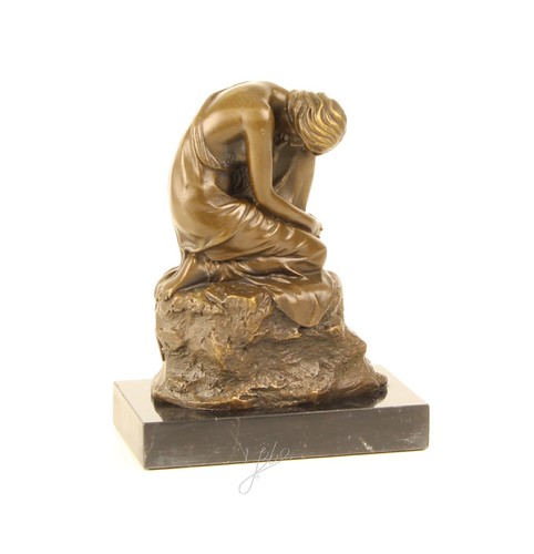 Sculpture bronze femme - sculpture,