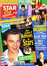 Magazine STAR CLUB n°126, Léonardo,Ricky MARTIN, WORLDS APART, SPICE GIRLS, 2Be3