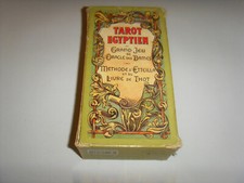 TAROT ÉGYPTIEN Dusserre boite et livret (style Grand Etteilla Oracle des dames)