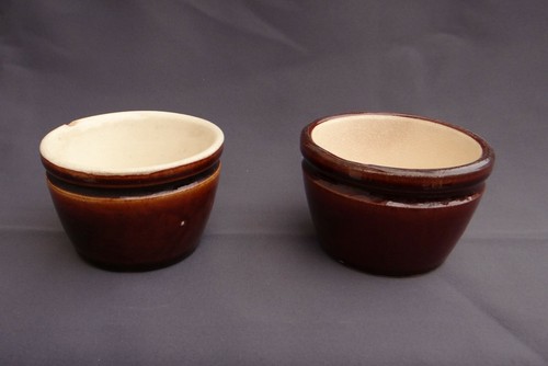 Anciens pot yaourt crème - pot, de