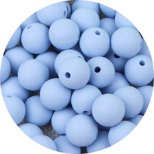 Perle silicone 9mm couleur - perle,