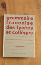 Livre scolaire GRAMMAIRE
