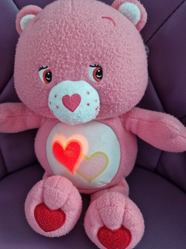 Peluche bisounours rose - bisounours,