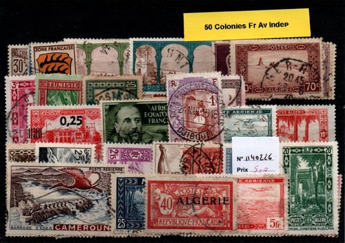 Lot timbres des anciennes - 50,