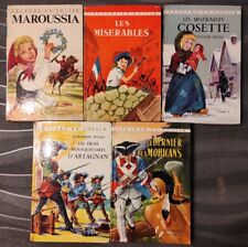 lot 5 tomes  Lecture et Loisir SERIE BLEU  N°3-18-20-26-239 roman d'aventure