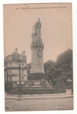 CPA 10 - TROYES : MONUMENT DES ENFANTS DE L'AUBE (AUBE) NON ÉCRITE