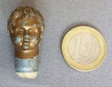 Statuette miniature tête enfant  Pommeau d'ombrelle ou bouchon