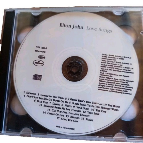 Elton john love songs cd - songs,