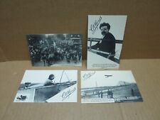 AVIATION Louis BLERIOT fabricant de phares 4 cartes publicitaires beaux plans