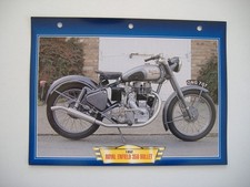 fiche moto ROYAL ENFIELD 350 BULLET 1952