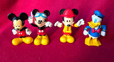 lot de 4  FIGURINES Mickey  DISNEY Mattel et Bully (hauteur 7cm environ)