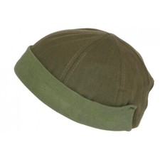 Bonnet Docker Vert en Coton